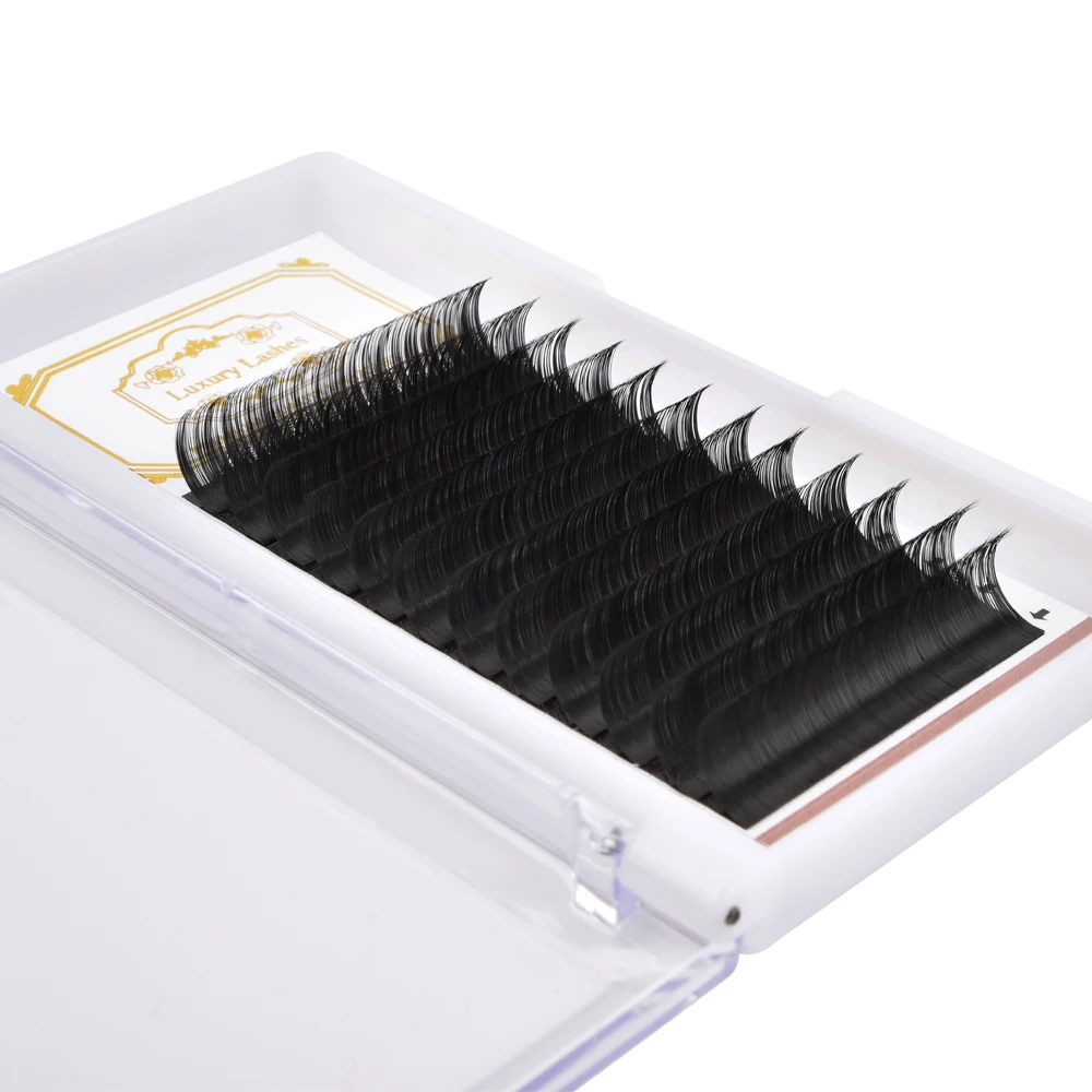 

lash extension suppliesWholesale 100 Individual 3d Mink Fur False Russian Volume Silk Soft Korean Transparent Black OEM