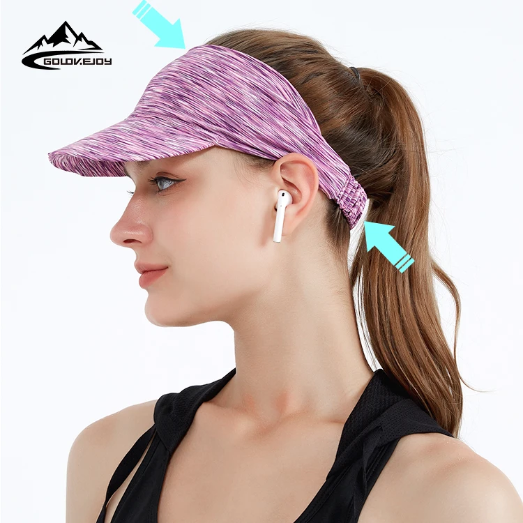

GOLOVEJOY XMZ188 New Fashion Ladies Hats Headband Sun Visor Ice Silk Fabric Breathable Outdoor Sports Cycling Ladies Hat