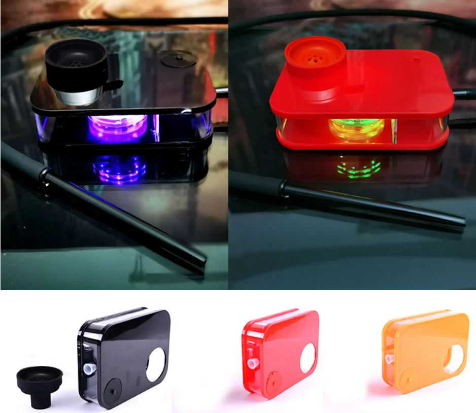 Factory Wholesale Amazon Hot Selling Acrylic Electronic Hookah Simple