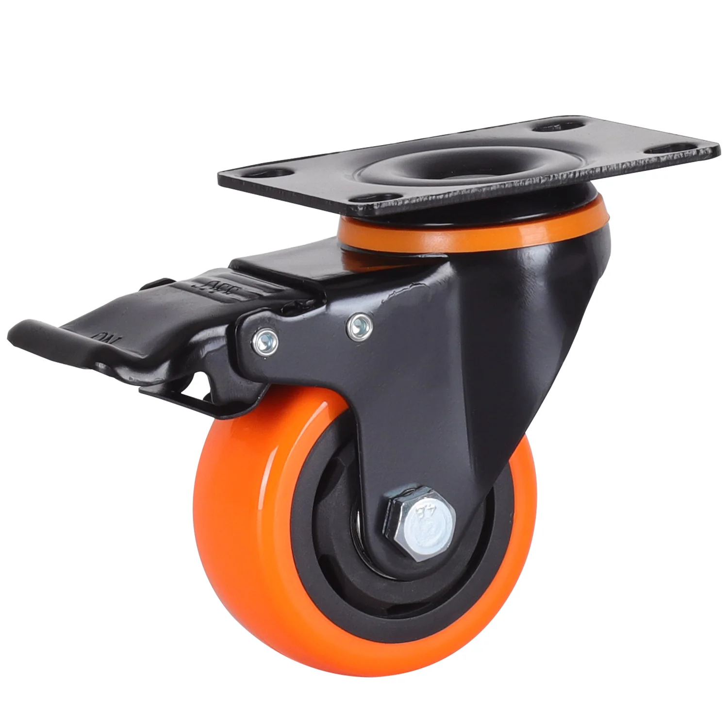 

Wholesale 75 mm 3 Inch Workbench Brakes Casters with Swivel Wheels Heavy Duty Trolley Caster Wheels