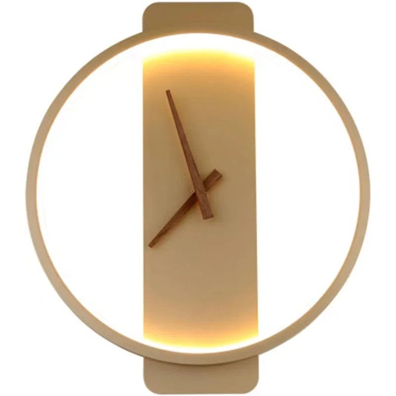 

Nordic Style Wall Lamp Creative Personality Modern Simple Decorative Wall Clock