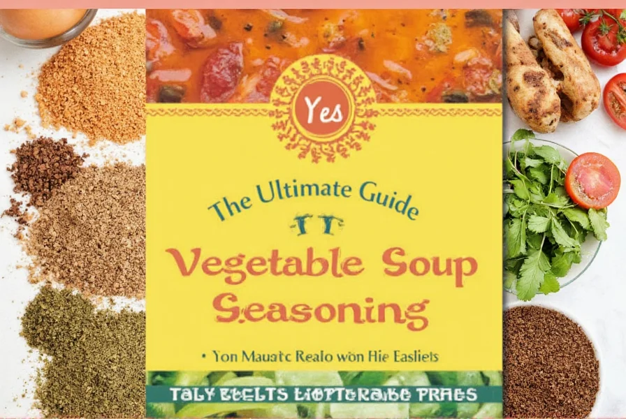 Seasoned vegetable soup bowl