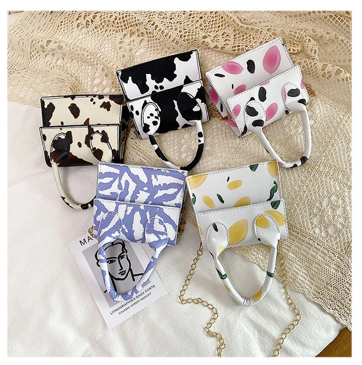

Designer Women Cow Pattern Small Purse Handbag for Womens Wholesale