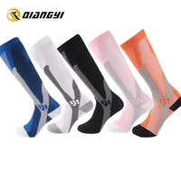 

Custom Polychromatic Professional Sports Running Compression Socks, Socks Compression