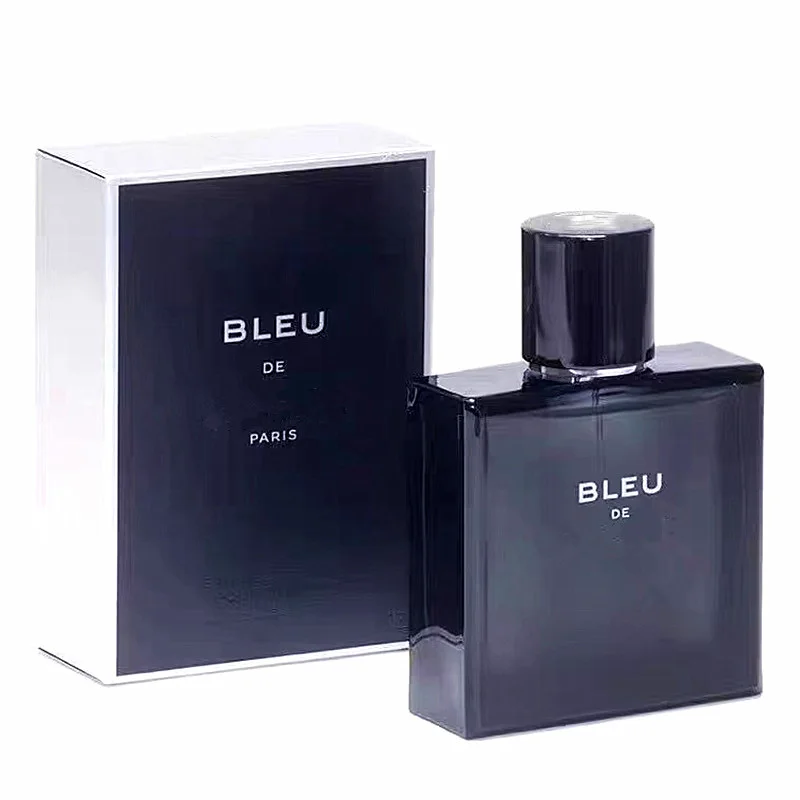 

100ml Bleu De Perfume 3.4oz Men Perfume Fragrance Eau De Parfum Long Smell Blue Man Cologne Spray Paris Famous Brand Top Quality, Picture show