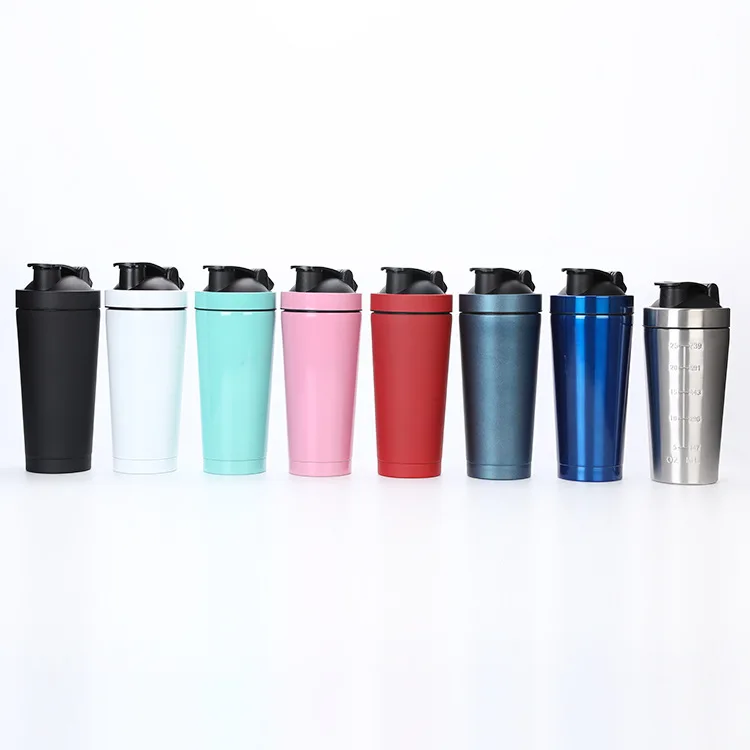 

Thermos Cup 500ML Double Wall Stainless Steel Sports Mugs Double-layer Shaker Bottle Set