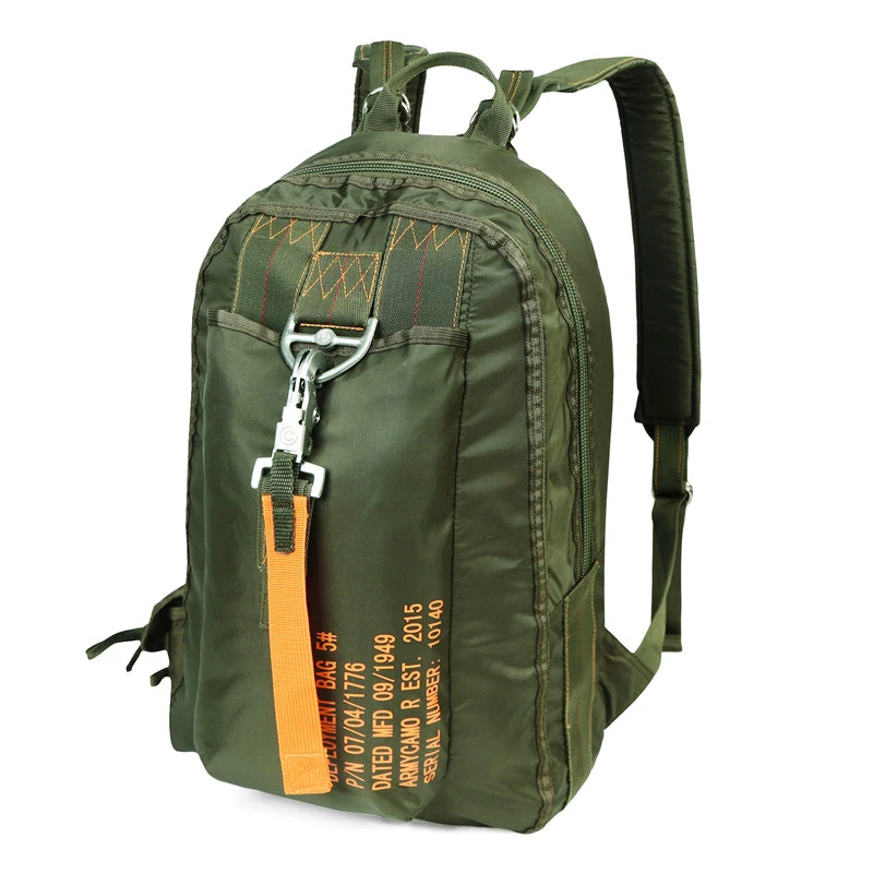 

Top Quality Parachute Rucksacks Tactical Stylish Outdoor Hiking Traveling Camping Bag, Od green