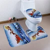 Personalised custom printed cheap bathroom rugs foam bath mat cute set