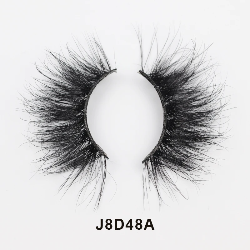 

Free Sample Eyelash Popular False Mink Lashes Natural Looking 8D Mink Eyelashes With Customized Box