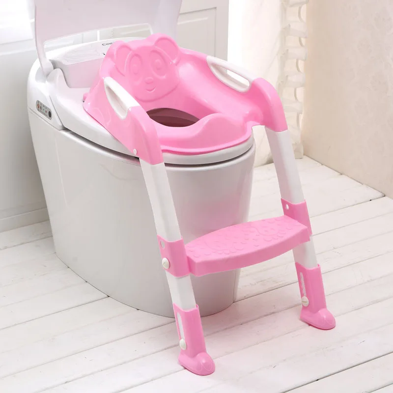 
Potty Training Toilet Seat with Step Stool Ladder for Kids Children Baby Toddler 