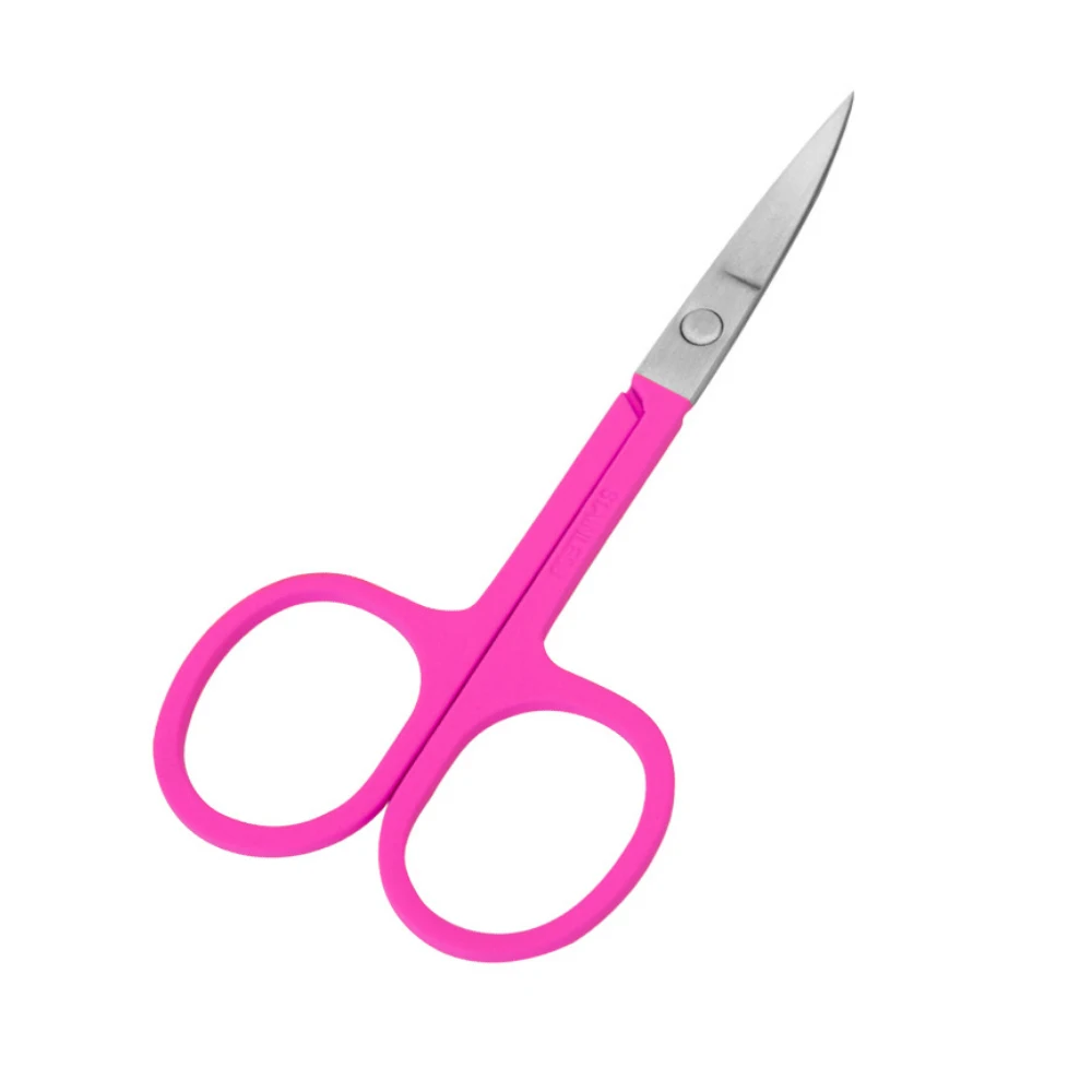 
Small Custom Logo Stainless Steel Professional Beauty Care Tool Eyebrow/Eyelashes Scissors 