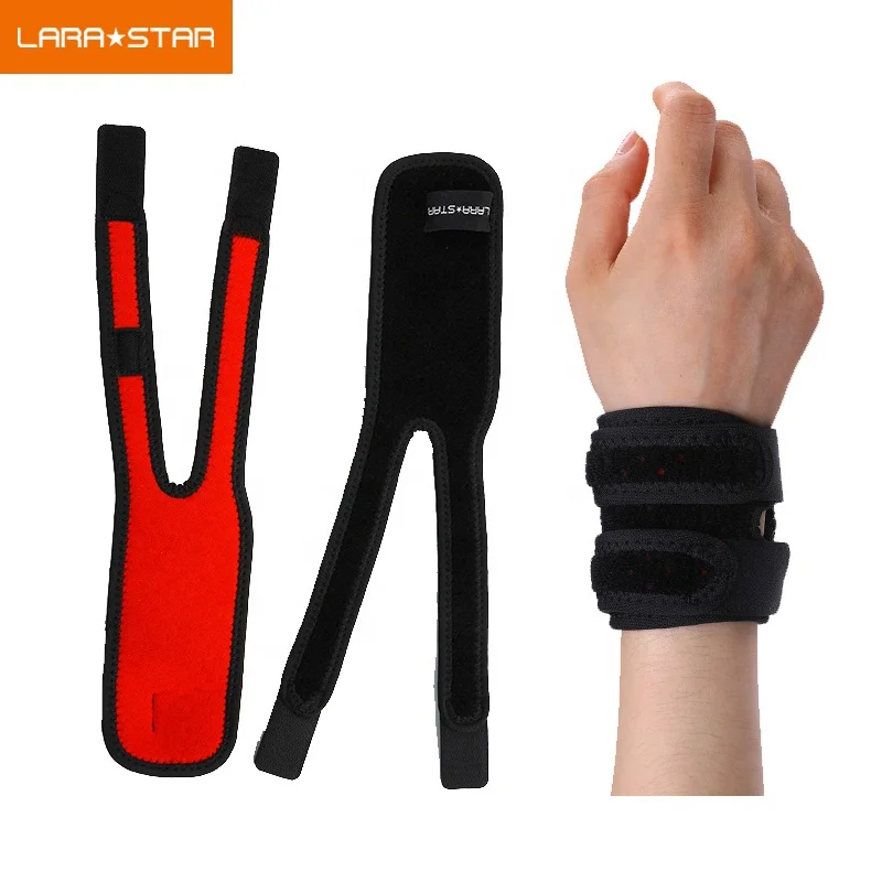 

Amazon hot sell wristband yoga bands TFCC Sports sprain Preventing Wrist Band Bracer breathable sore wrist support, Black