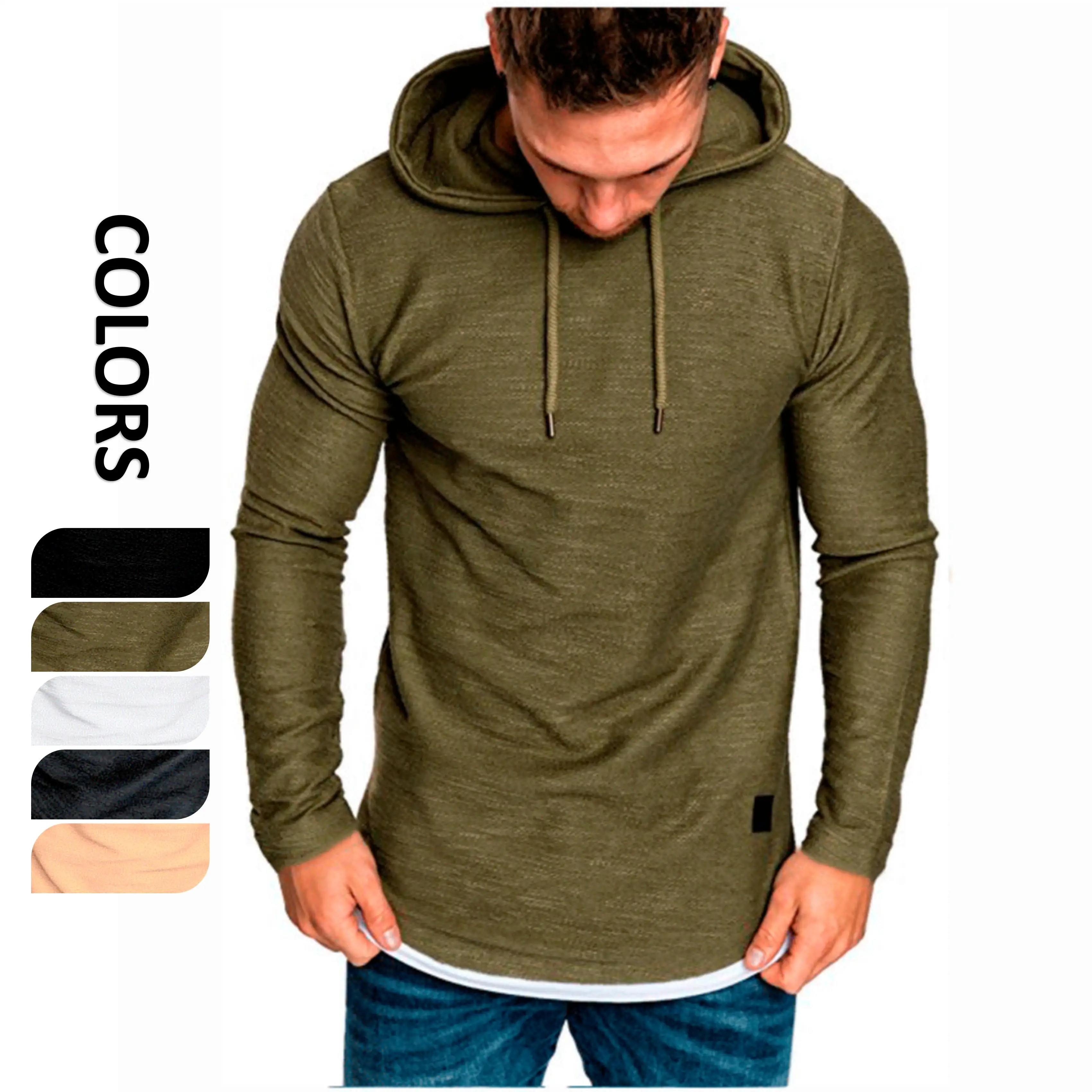 

BBZY001 New men's sweater casual fashion hooded sweater