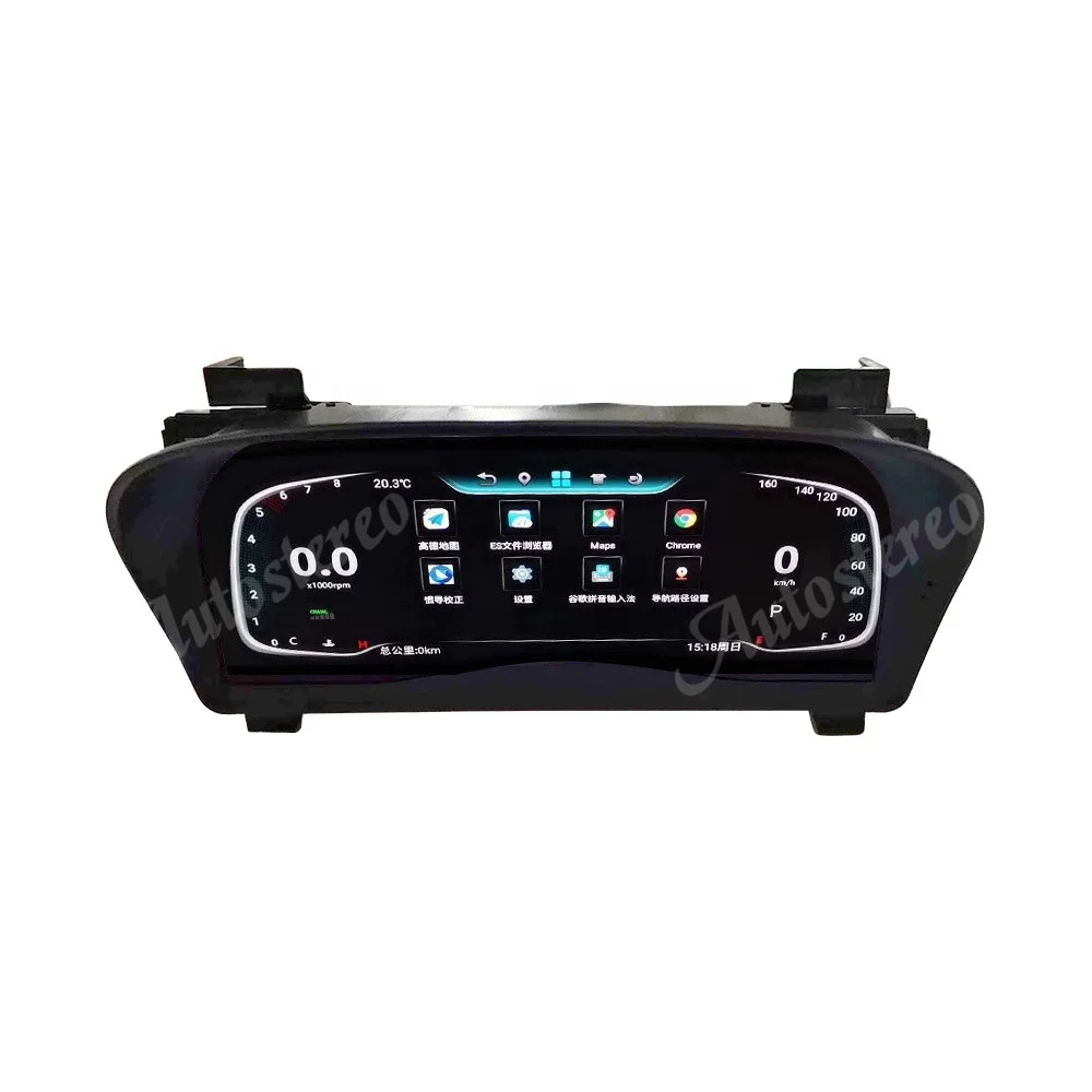 

For Toyota Alphard 30 LCD Dashboard Auto Player Digital Cluster Instrument Panel Multifunctional QLED Speed Meter Head Unit