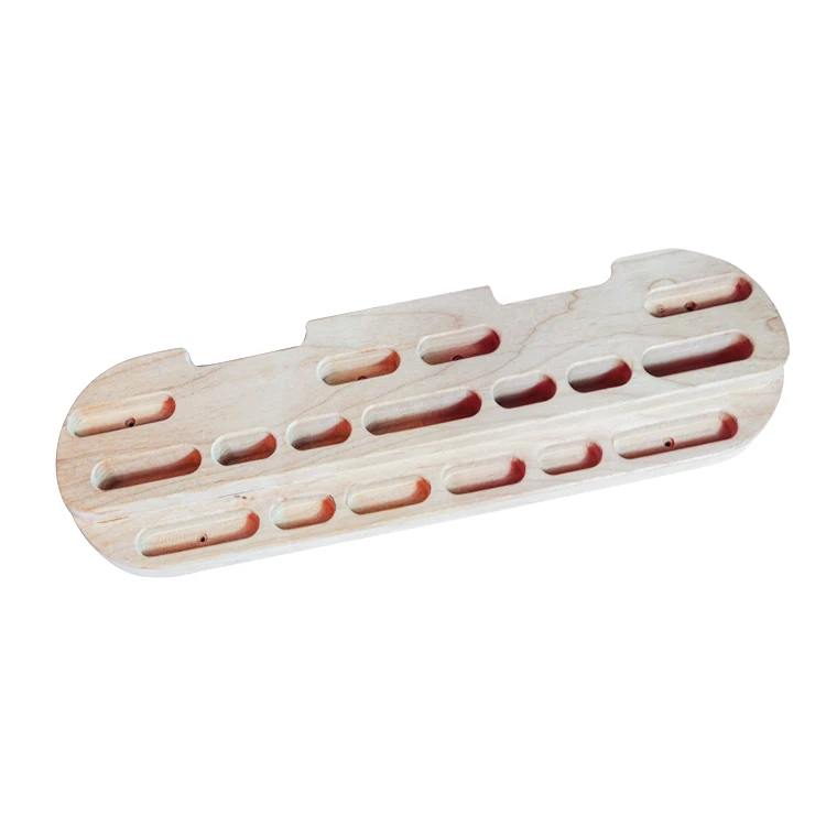 

Fitness Equipment Boxwood Climbing Fingerboard, Natural