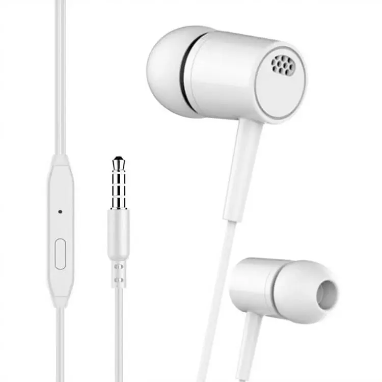 

Manufacture Price Extra Bass Wired Headset Earphone, Black and white