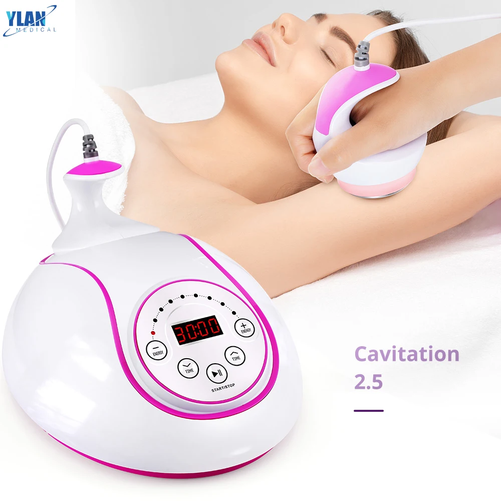 

2022 High Tech Ultrasonic Cavitation 2.5 60KHz Fat dissolve Body Shaping Body Slimming Great Result Machine, White