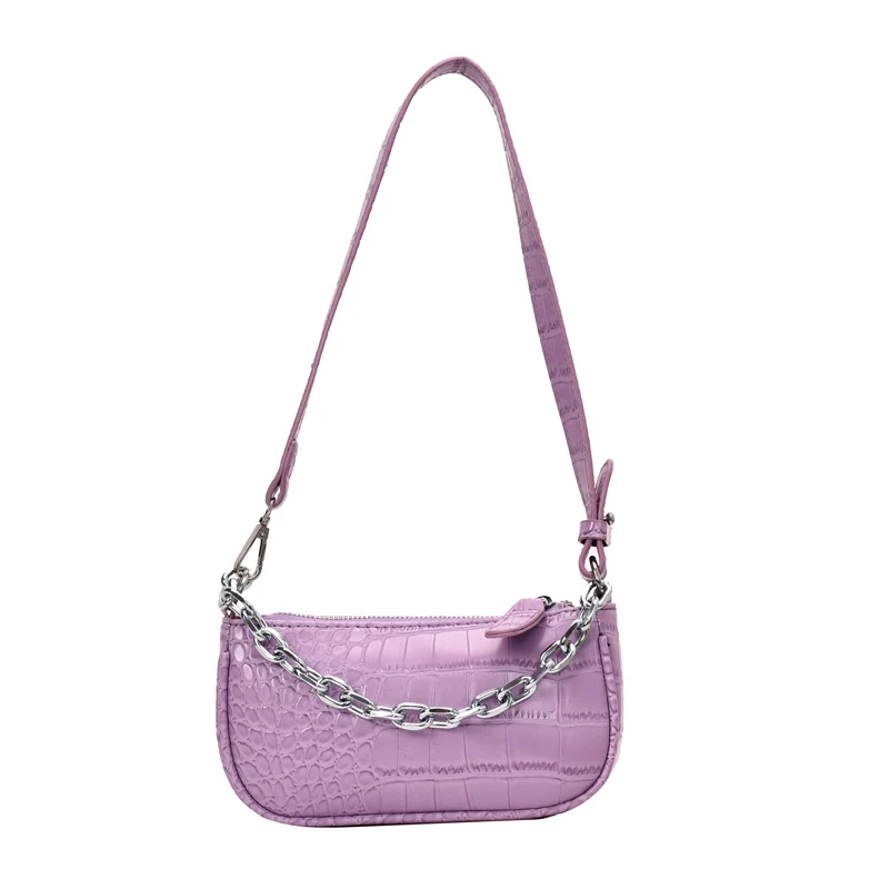 

2020 Fashion Stone Pattern Women Handbags Purse Chain Shoulder Ladies Hand Bags PU Leather Small Mini Bags
