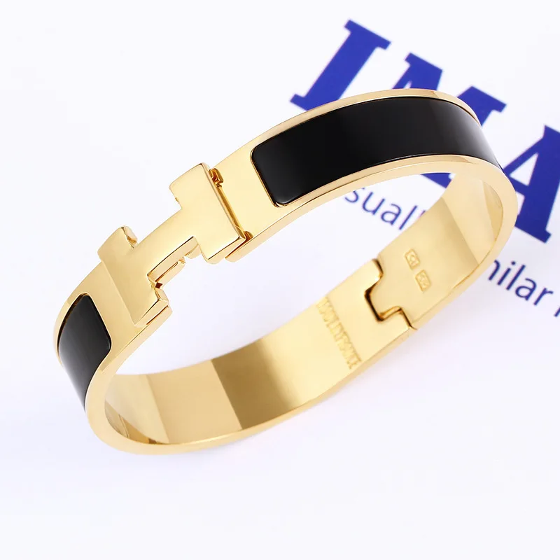 

316l Stainless Steel Eternity Ring Brand Jewelry H Bracelet Enamel