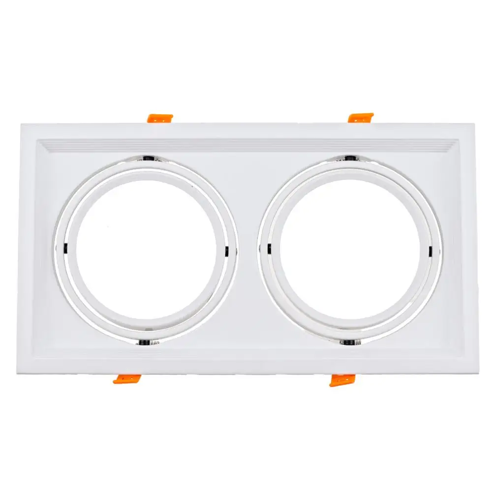 Black White AR111 Led Frame AR111 Recessed Light Fixtures For Spot Light AR111 Bulbs