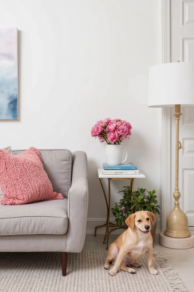 pawsitively perfect how to blend peonies dog friendly design in your home