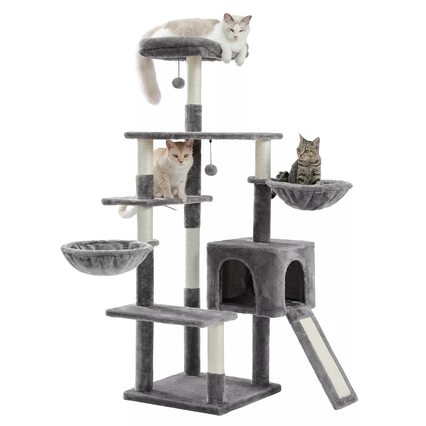 

US Warehouse Free Shipping Multi-level Large Cat Tree House Cat Tree Scratcher Cat Climb Tower