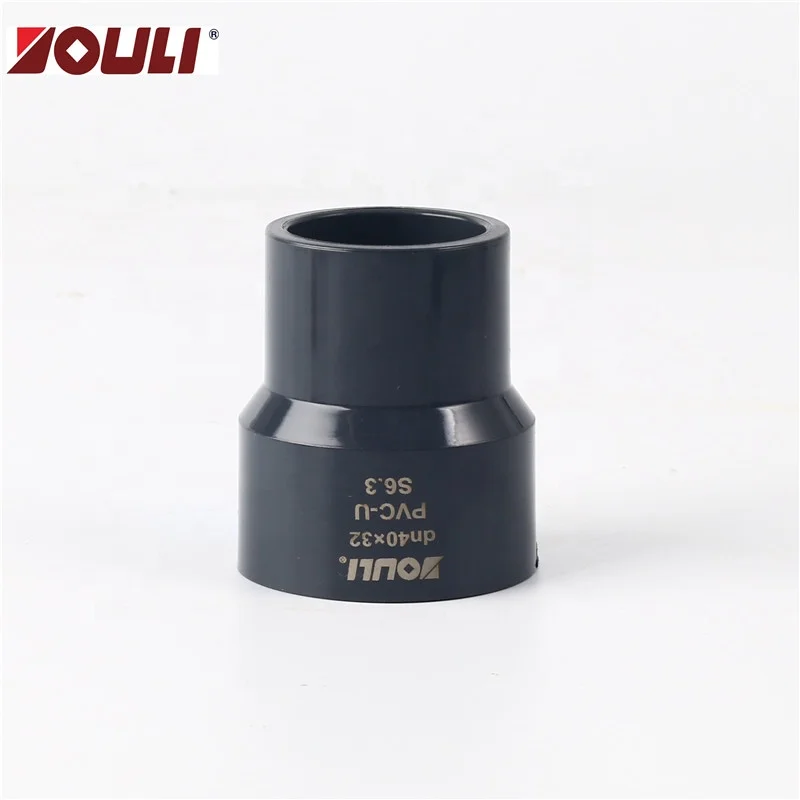 
YOULI UPVC Reducer PVC Pipe Fittings/Reducing Coupling for Industry & Water supply ASTM / DIN/ISO standard 