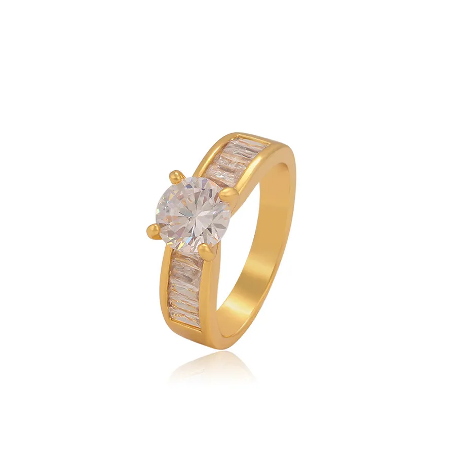 

BFB ring-002 xuping jewelry Royal luxury elegant charm fashion 24K gold-plated diamond ring for girls