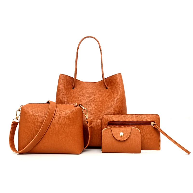 

Wholesale new designer high quality cheap ladies fashion shoulder handbag set