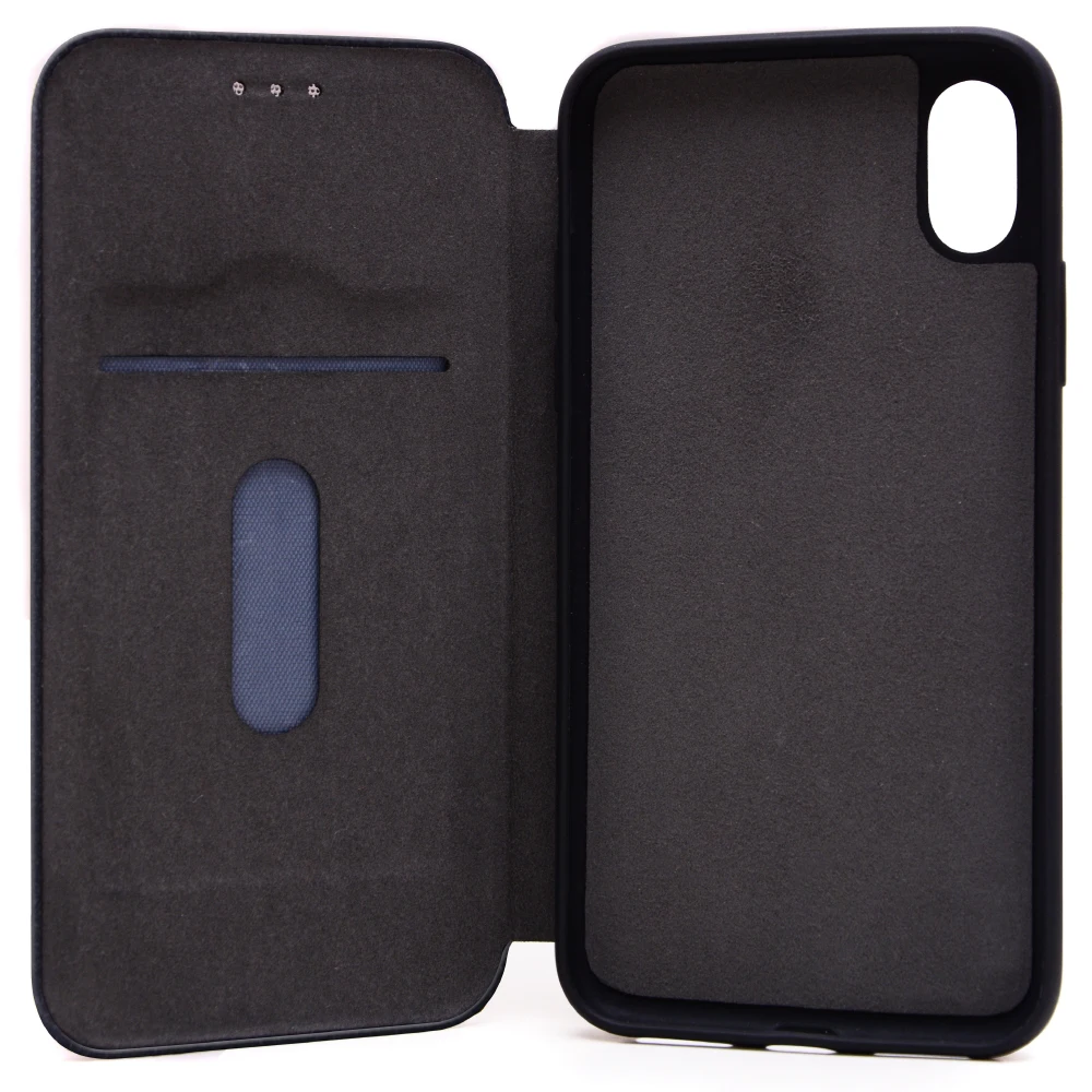 

PU TPU Mobile Phone Flip Stand Case Cover Card Slot for iPhone X XS Max