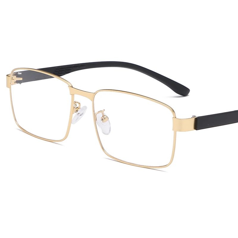 

SHINELOT G7005 Men Square Metal Eyewear Frame Stainless Steel TR90 Frames Eye Glasses Best Eyeglasses Frames