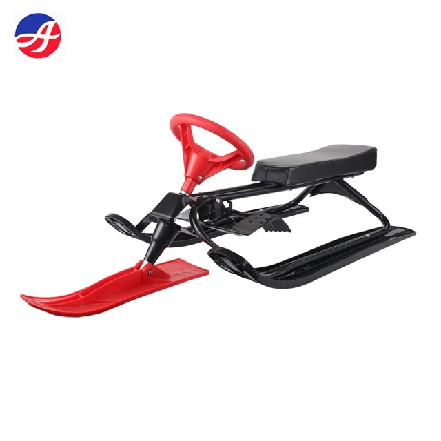 Metal Steering Snow Sled for Promotion Project in Winter