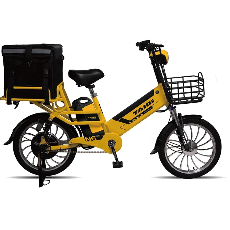 

pizza delivery factory direct selling 48v dual batteries CE certification very cheap cargo e-bike bicicleta electric bike, Customized color