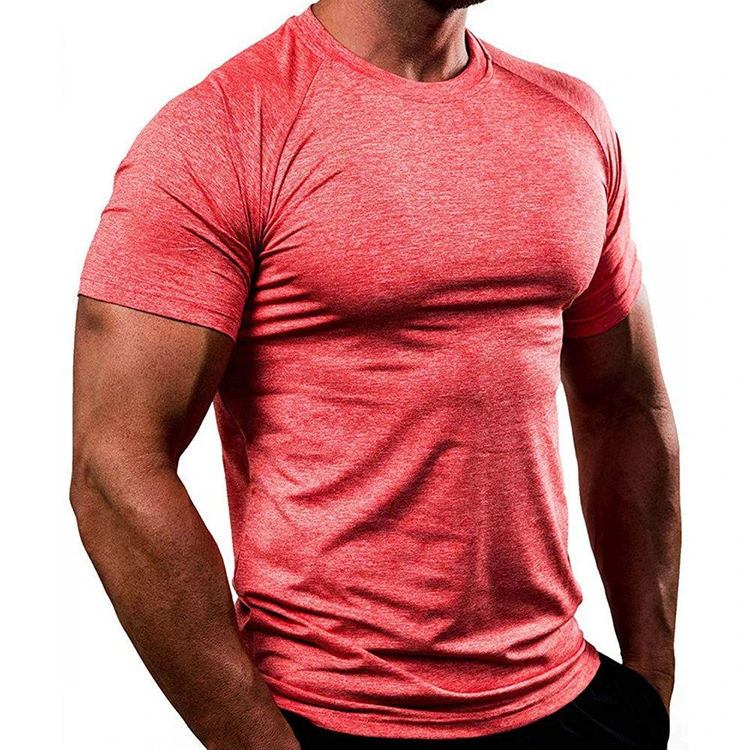 

New Running Sport T-shirt Skinny Quick Dry Shirts Short Sleeve Workout Clothing, Gray,white,red,black