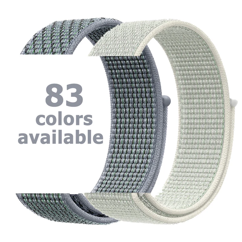 

Chinber Eco Friendly Applewatch Band Smart Nylon Woven Watch Wristband for Men Women, 83 colors available