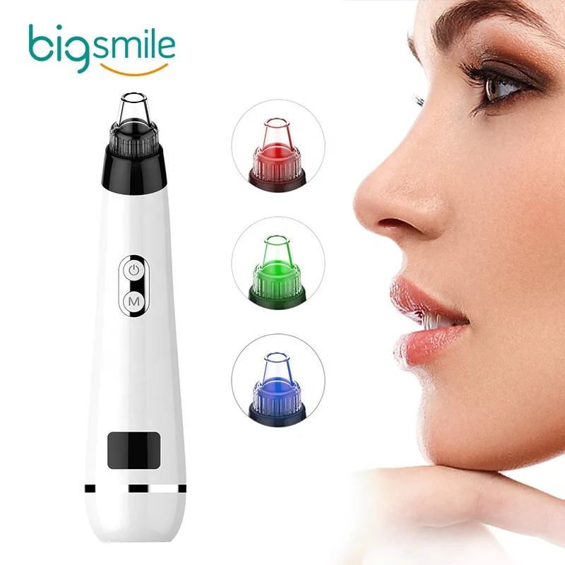 

Best sell multi-function private label acne facial pore cleaner comedo suction blackhead remover vacuum, Gold