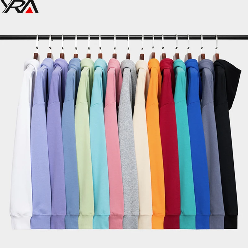 

high quality cotton oem plain men's pullover hoodies custom logo unisex wholesale clothing for men 2021
