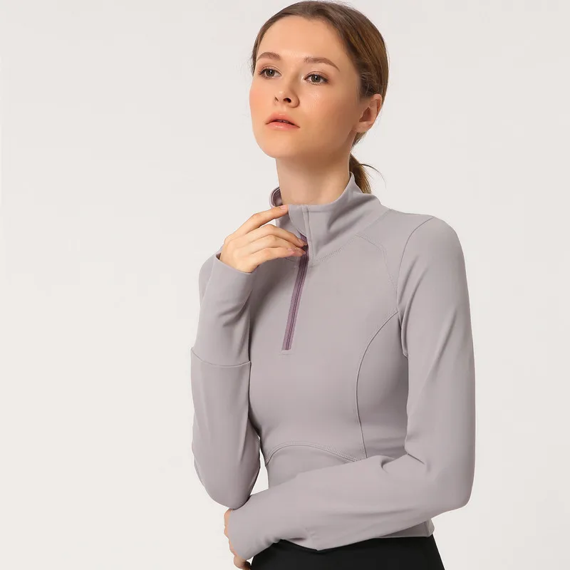 

Women Long Sleeve Loose Super Comfortable Gym Active Yoga Shirts