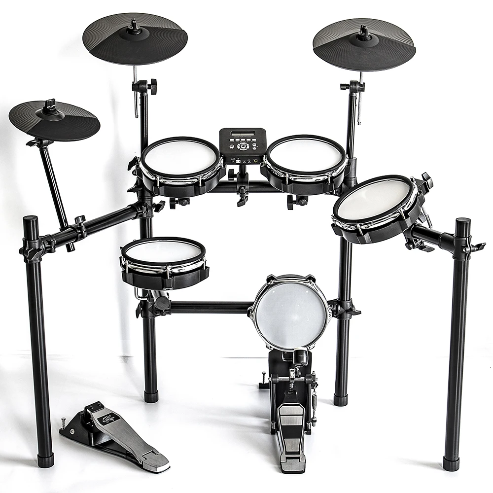 

OEM Good Quality Cheap Electronic Drumset 5 Drums 3 Cymbals Drum Kit Electric Drum Set for Studying