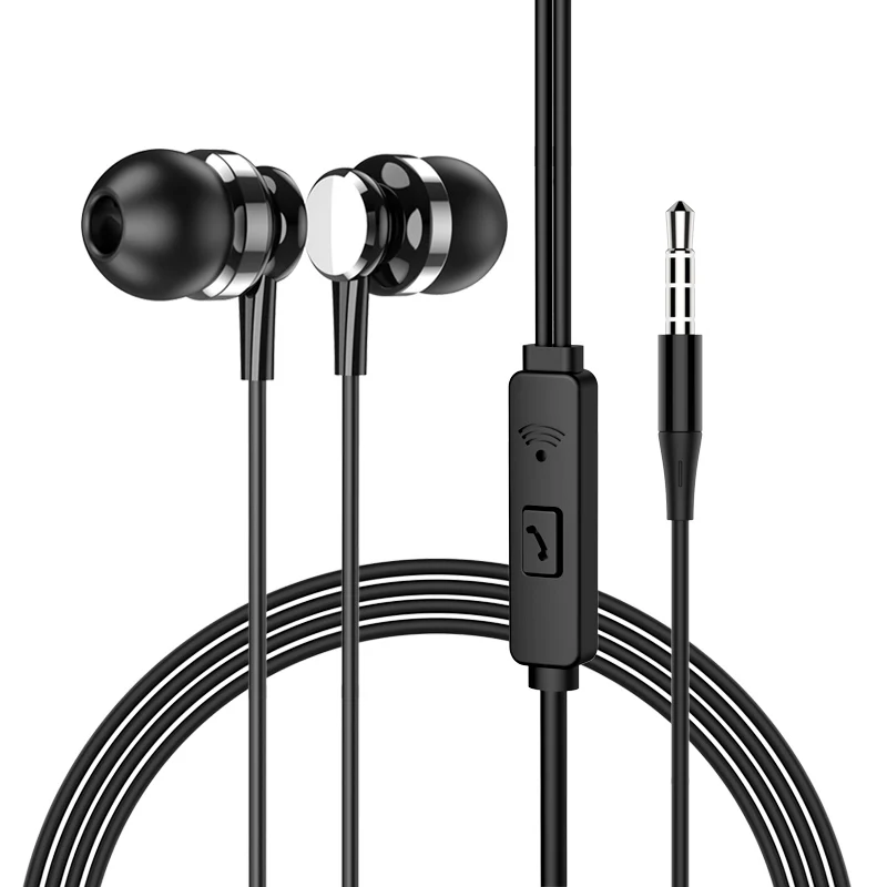 

KAKU KSC-399 Consumer Electronics 2021 Cheap 3.5MM Headphone jack Wired In-ear Earphone with Mic