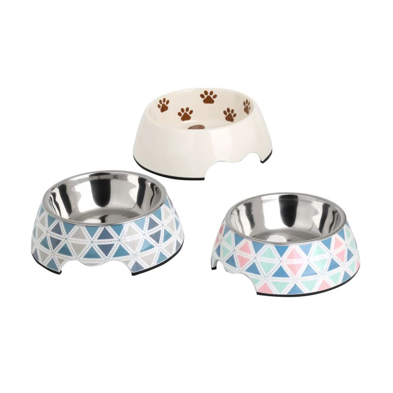 Wholesale Melamine Dog Bowl Stainless Steel Pet Food Bowl Animal