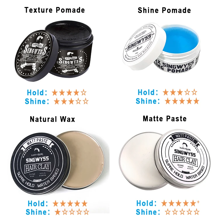 

Private Label Custom Brand Hair Pomade/Wax/Clay/Paste