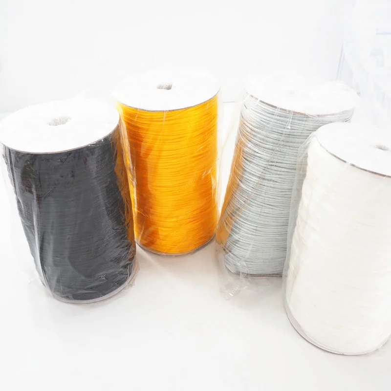 

Wholesale 700m/Roll DIY Jewelry Accessories Macrame Rope Bracelet Thread String Cords 1.5mm Nylon Stain Cord