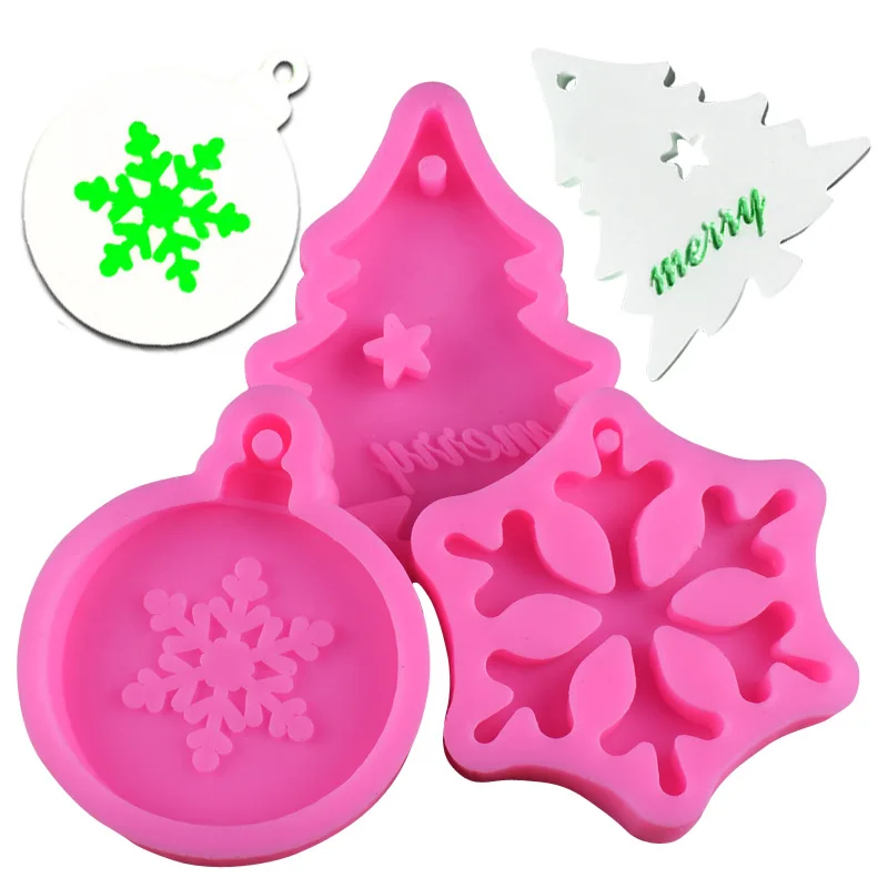 

Christmas Snowflake Shaped Silicone Mold for Chocolate Candy Wax Melts Soap Oreo Candle Resin Clay Soap Gum Paste Fondant, White