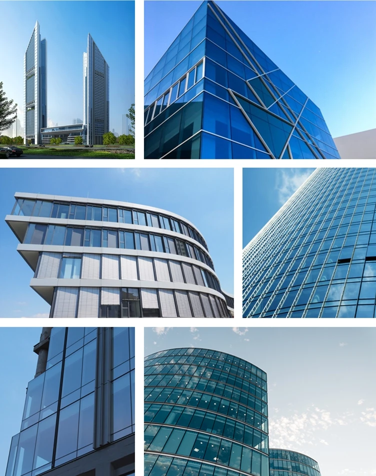 Customized size guangdong glass curtain wall building exterior wall