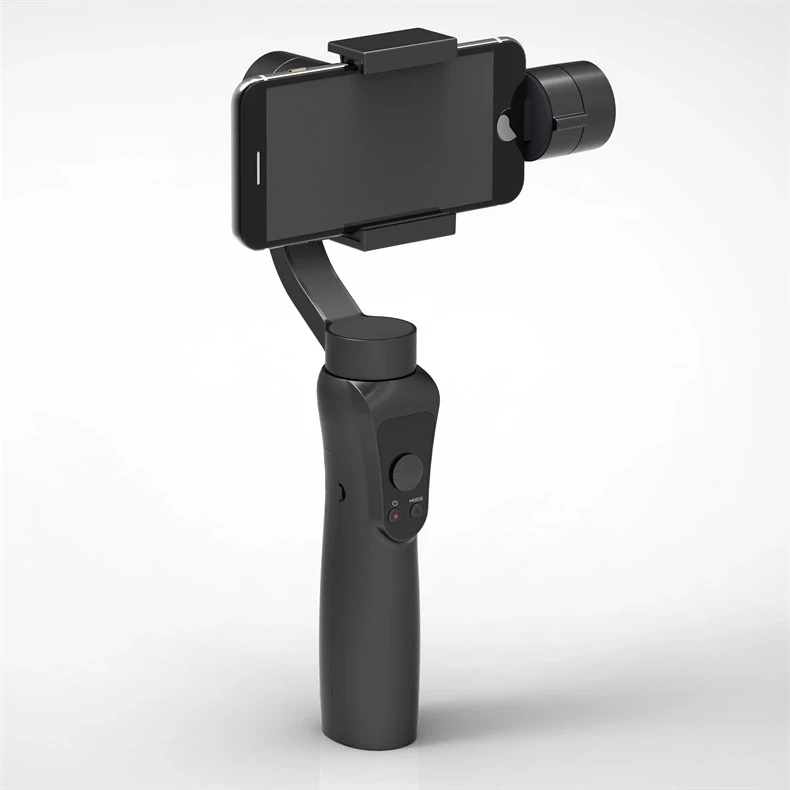

Factory Sale Professional high quality S5 mobile phone handheld gimbal 3 axis stabilizer for Smartphone Action Camera steadicam, Black