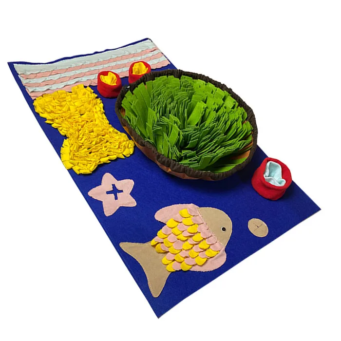 

New pet sniffing pad Dog sniffing slow food bowl Food hunting decompression toy snuffle mat, Picture