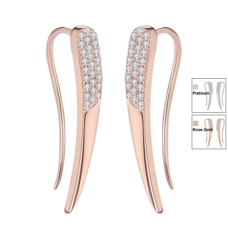 

RINNTIN OE118 Dainty Gold Plated Earring, Gold Hook Earrings Fashion Jewellery