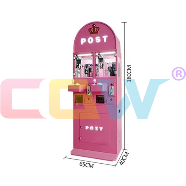 

CGW Coin Operated Games Supermarket Arcade Mini Claw Crane Toy Game Machine Promotion Price, Red,yellow,blue casing,led on sides