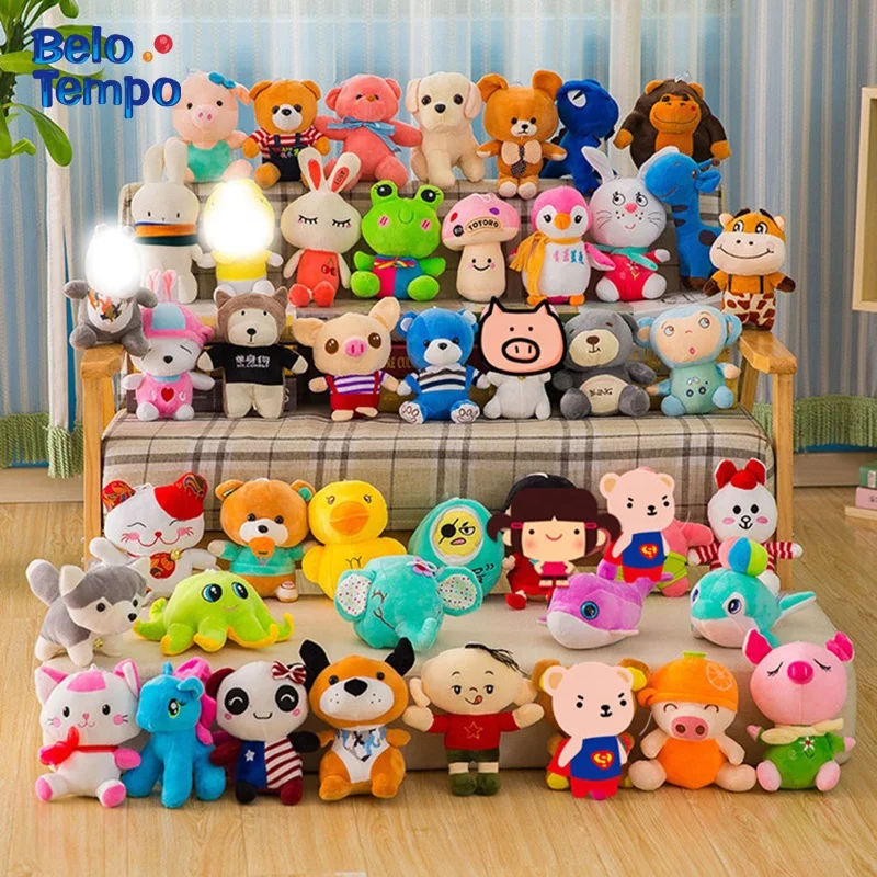 

Plush Toy Grab Machine Doll Toy Wedding Animal Stuffed Soft Crane Doll Decoration Factory Wholesale Special Promotion 7-inch